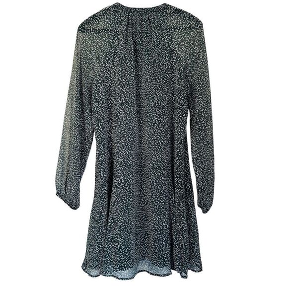 Joie Limited Edition Balloon Sleeve Dress Arctic Animal Spot Size Medium - Picture 3 of 7